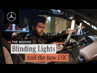 Enjoy electric. With the all-new EQC x The Weeknd “Blinding Lights”