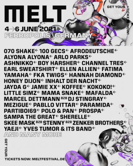 PIerwsze ogłoszenia Melt Festivalu 2021