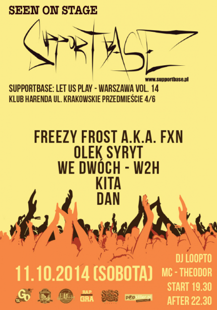 Supportbase: Let Us Play - Warszawa vol.14