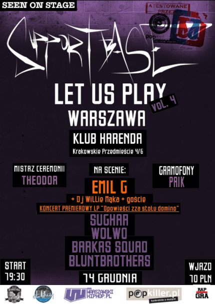 Supportbase: Let Us Play vol.4
