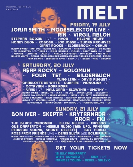 Kompletny line up Melt Festivalu z podziałem na dni