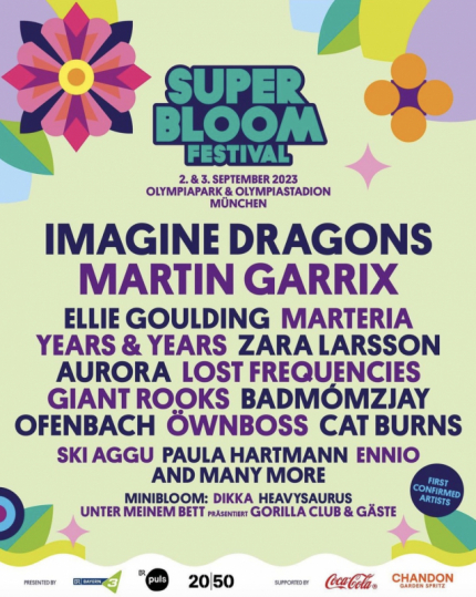 Pierwsze ogłoszenia Superbloom Festival Monachium 2023